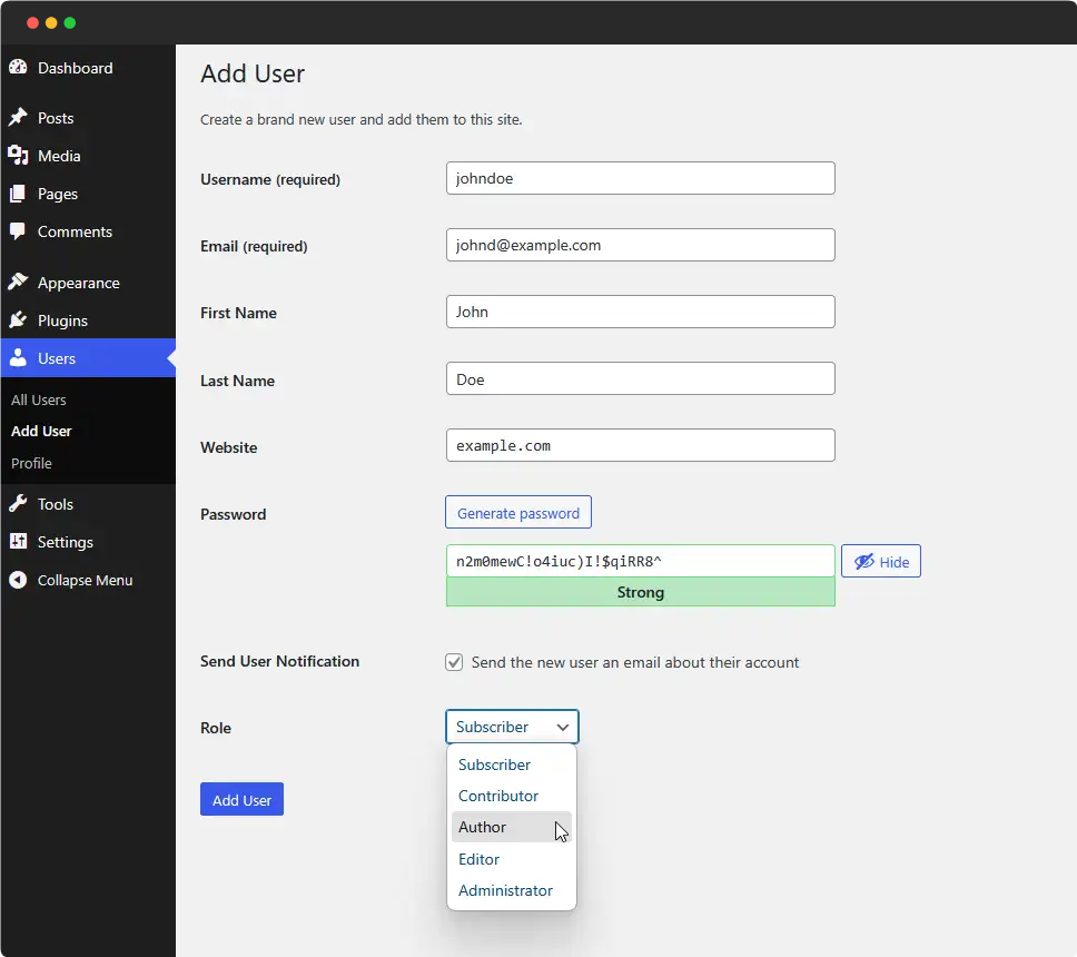WordPress User Roles Explained